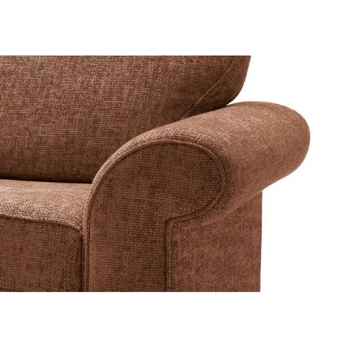 Zazzles 2 Seater Sofa - Burnt Orange Fabric