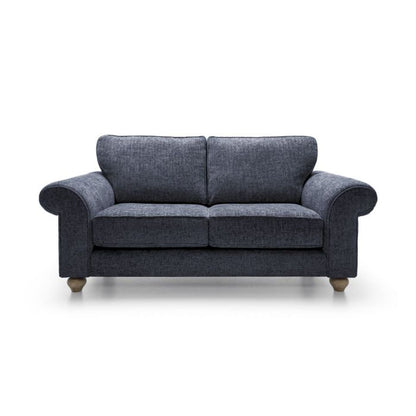 Zazzles 2 Seater Sofa - Dark Blue Fabric