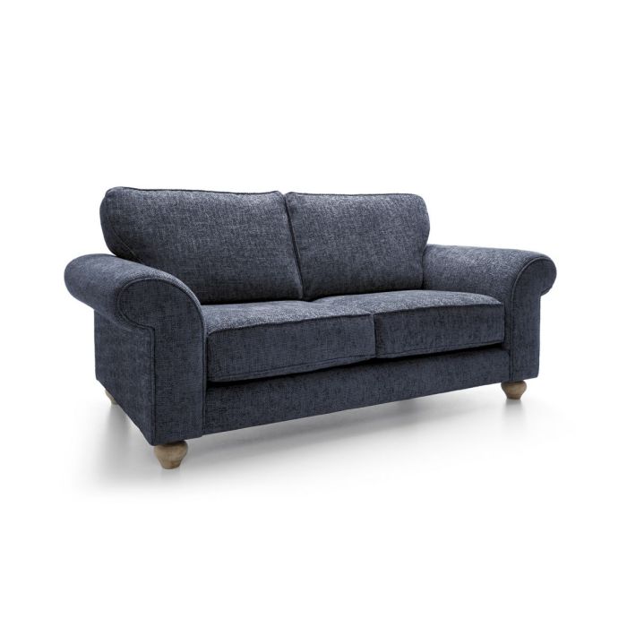 Zazzles 2 Seater Sofa - Dark Blue Fabric