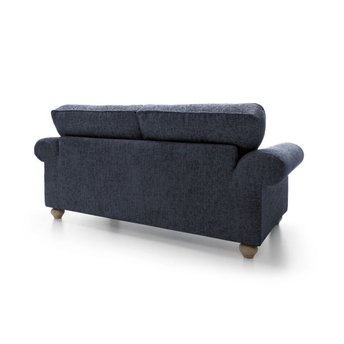 Zazzles 2 Seater Sofa - Dark Blue Fabric