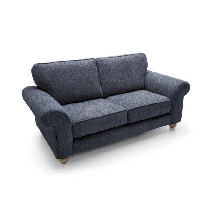 Zazzles 2 Seater Sofa - Dark Blue Fabric