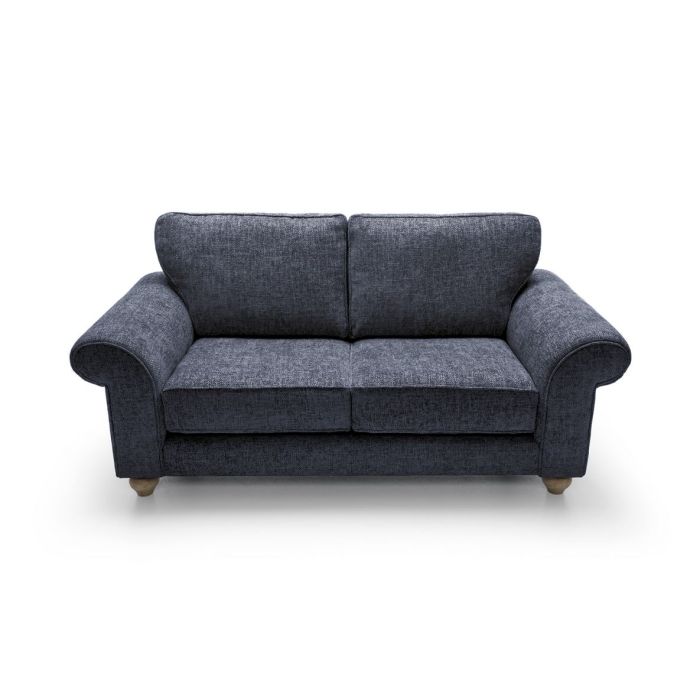 Zazzles 2 Seater Sofa - Dark Blue Fabric