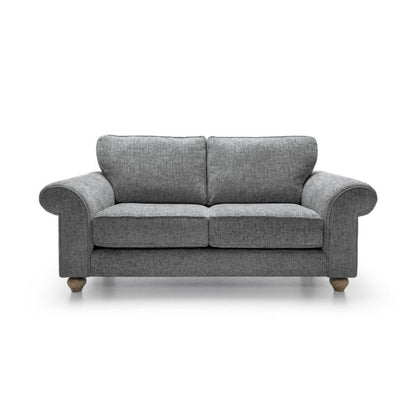 Zazzles 2 Seater Sofa - Steel Grey Fabric