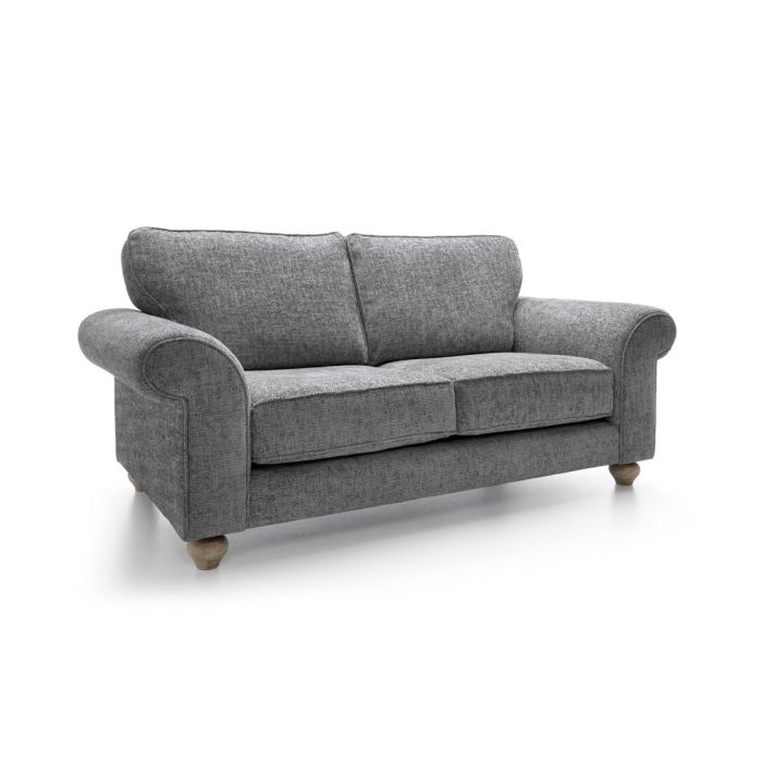 Zazzles 2 Seater Sofa - Steel Grey Fabric