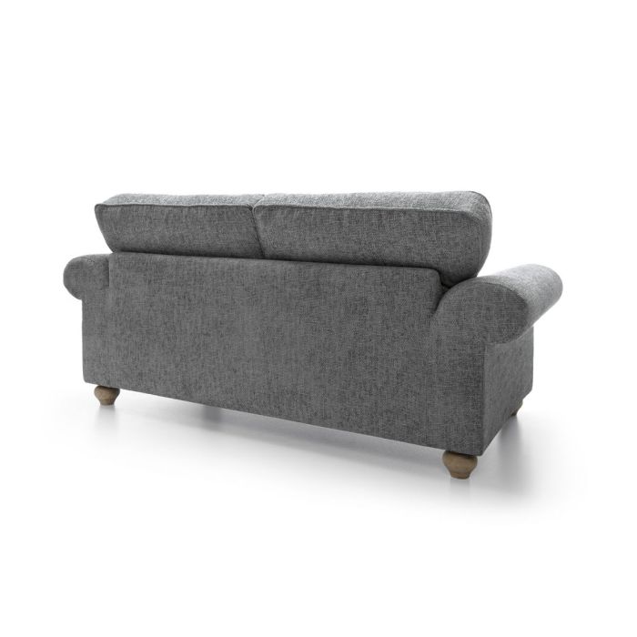 Zazzles 2 Seater Sofa - Steel Grey Fabric