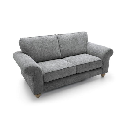 Zazzles 2 Seater Sofa - Steel Grey Fabric