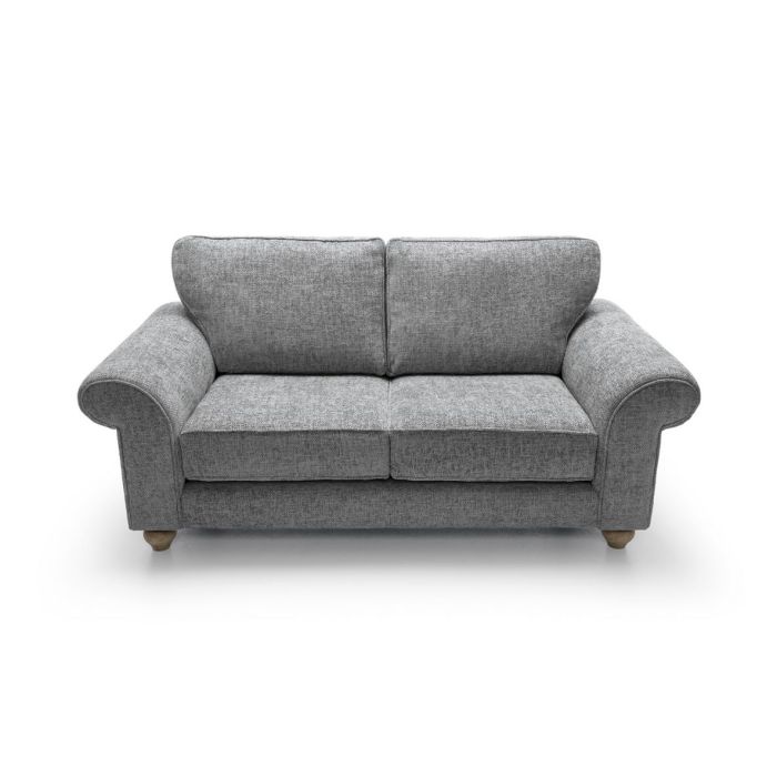 Zazzles 2 Seater Sofa - Steel Grey Fabric