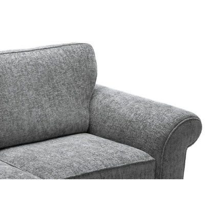 Zazzles 2 Seater Sofa - Steel Grey Fabric