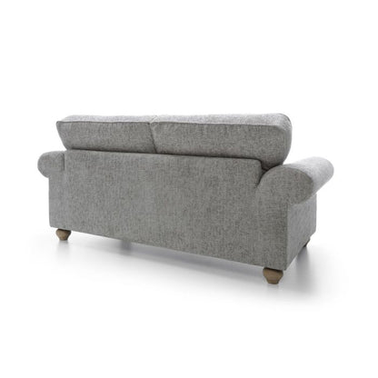 Zazzles 2 Seater Sofa - Ash Grey Fabric