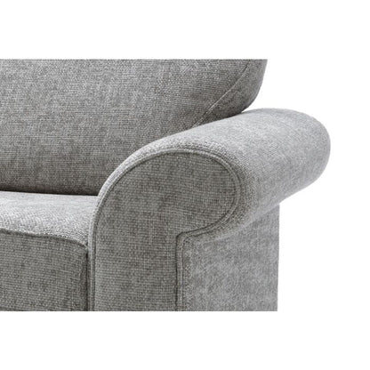 Zazzles 2 Seater Sofa - Ash Grey Fabric