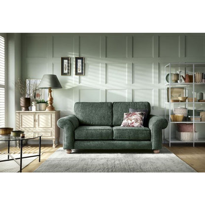 Zazzles 2 Seater Sofa - Jungle Green Fabric