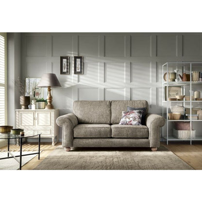 Zazzles 2 Seater Sofa - Taupe Fabric