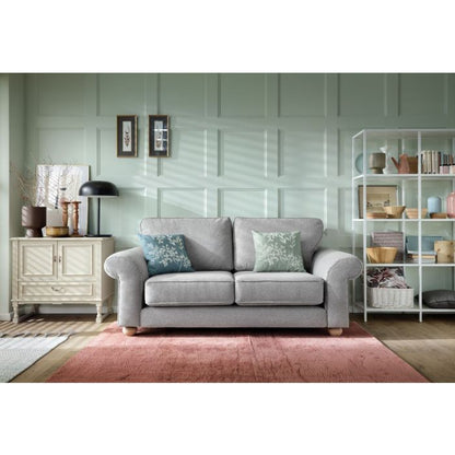 Zazzles 2 Seater Sofa - Light Grey Fabric