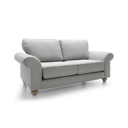 Zazzles 2 Seater Sofa - Light Grey Fabric