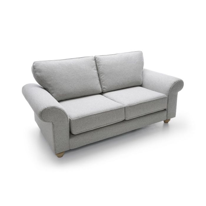 Zazzles 2 Seater Sofa - Light Grey Fabric