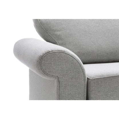 Zazzles 2 Seater Sofa - Light Grey Fabric