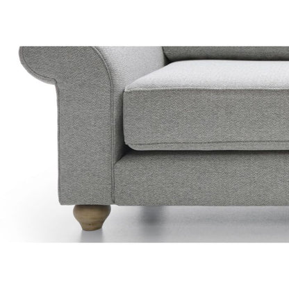 Zazzles 2 Seater Sofa - Light Grey Fabric