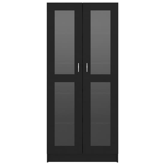 Axtan Wooden Display Cabinet With 2 Doors In Black