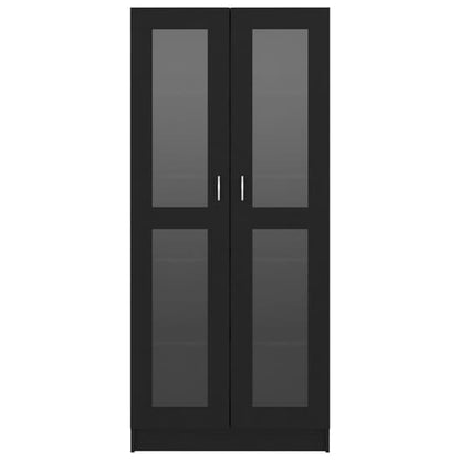 Axtan Wooden Display Cabinet With 2 Doors In Black