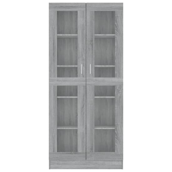 Axtan Wooden Display Cabinet With 2 Doors In Grey Sonoma Oak