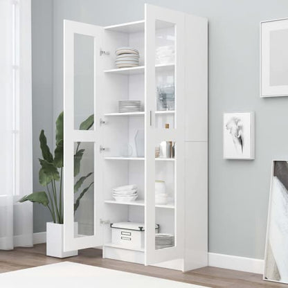 Axtan Wooden Display Cabinet With 2 Doors In White