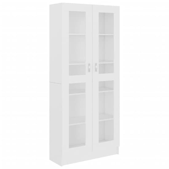 Axtan Wooden Display Cabinet With 2 Doors In White