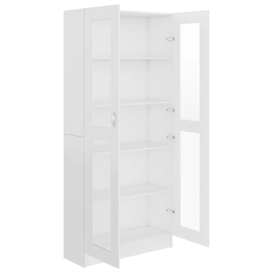 Axtan Wooden Display Cabinet With 2 Doors In White