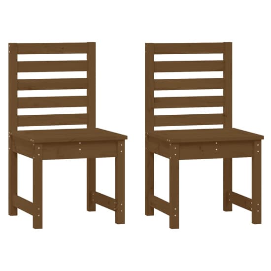 Belton Solid Wood Pine 4 Piece Garden Dining Set In Honey Brown