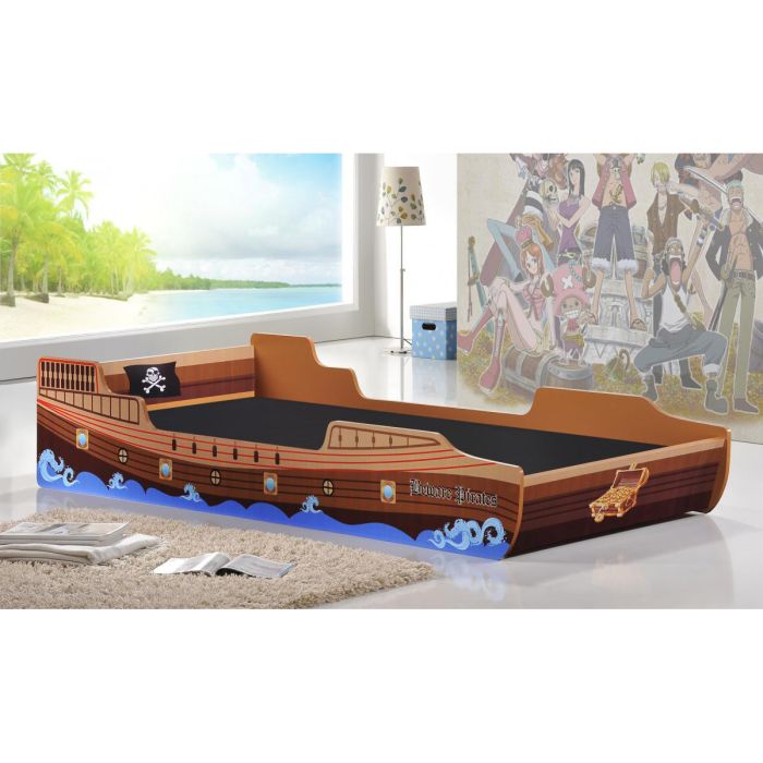 Devon Caribbean Pirate Ship Bed - Single