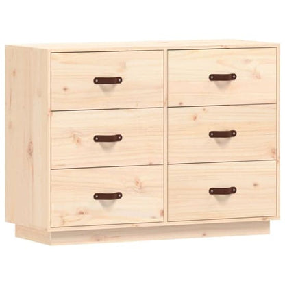 Cheta Pinewood Chest Of 6 Drawers In Natural