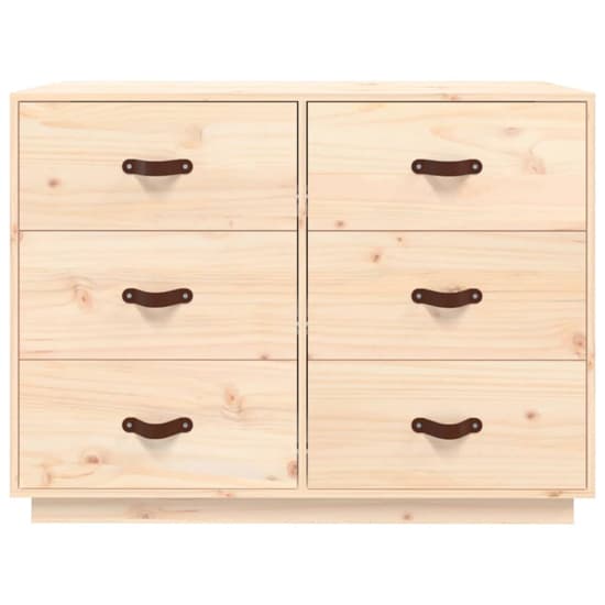 Cheta Pinewood Chest Of 6 Drawers In Natural