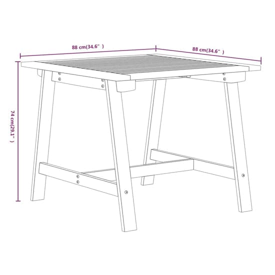 Compact Acacia Wood 3-Piece Outdoor Dining Set with Rattan Chairs in Natural Finish