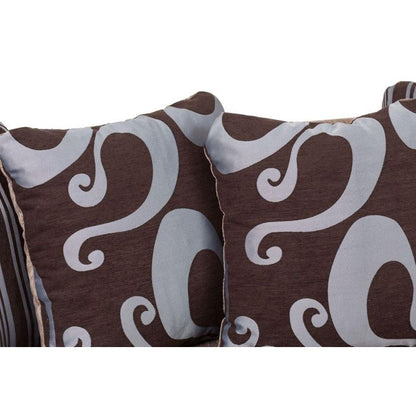 Faro Fabric Corner Sofa - Brown