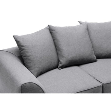 Charmaine 2 Seater Sofa - Dark Grey Fabric