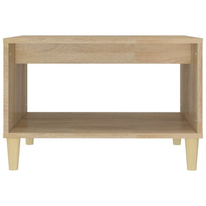 Sonoma Oak Wooden Coffee Table with Undershelf by FURCO - Stylish and Functional Living Room Furniture