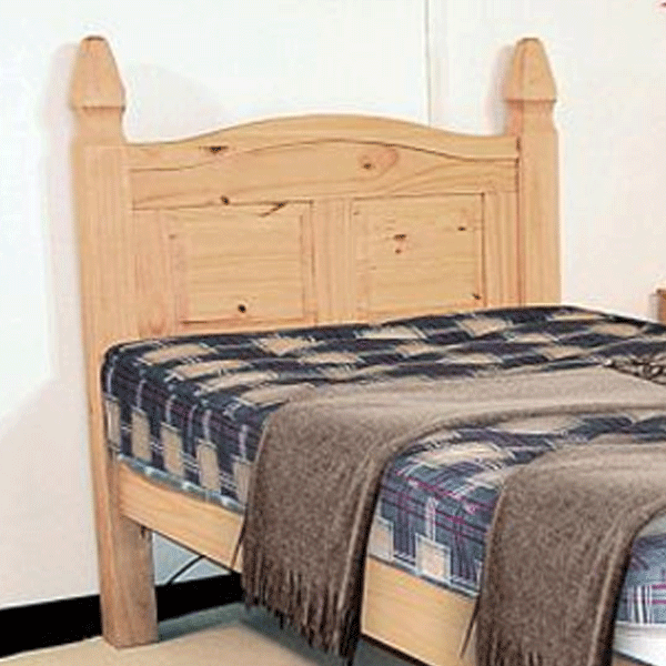 Waltham Solid Wood Bed Frame With Low Footend - Kingsize Bed