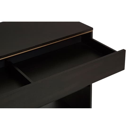 Chalawan Rubberwood Console Table In Black