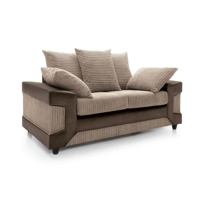 Eritrea 2 Seater Sofa - Brown and Beige