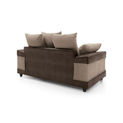 Eritrea 2 Seater Sofa - Brown and Beige