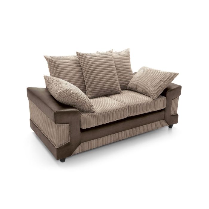 Eritrea 2 Seater Sofa - Brown and Beige