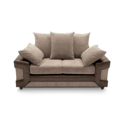 Eritrea 2 Seater Sofa - Brown and Beige