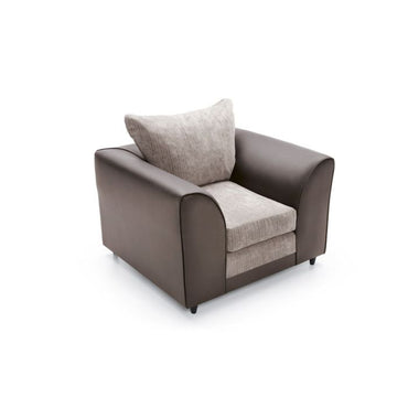 Linacre Armchair - Brown and Beige