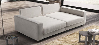 Easylounge Grey 4 Seater Fabric Sofa With Adjustable Seating And Wooden Legs Newtrend Available In A Range Of Leathers And Colours 10 Yr Frame 10 Yr Pocket Sprung 5 Yr Foam Warranty