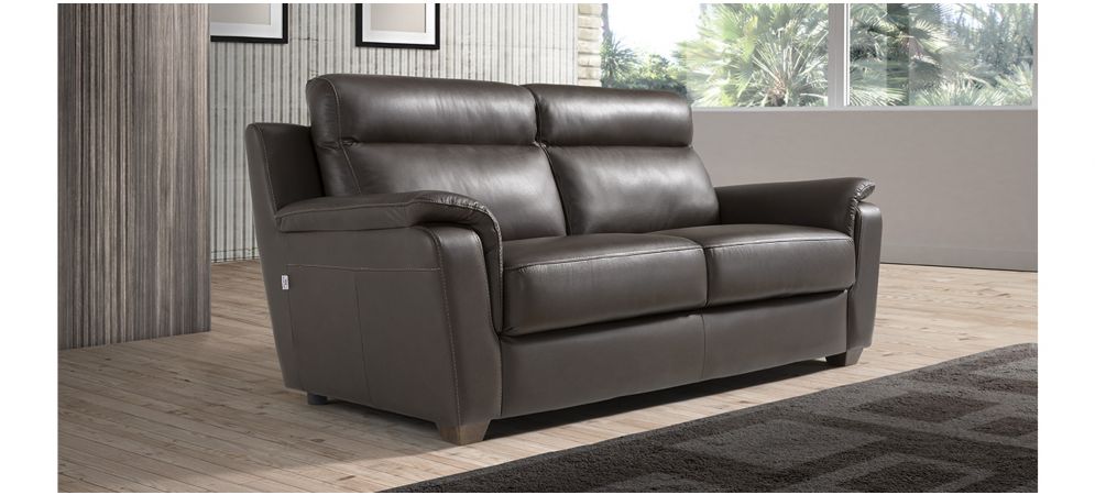 Edna Brown Leather 3+2 Sofa Set With Wooden Legs Newtrend Available In A Range Of Leathers And Colours 10 Yr Frame 10 Yr Pocket Sprung 5 Yr Foam Warranty