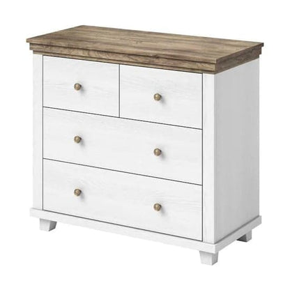 Eilat Wooden Chest Of 4 Drawers In Abisko Ash