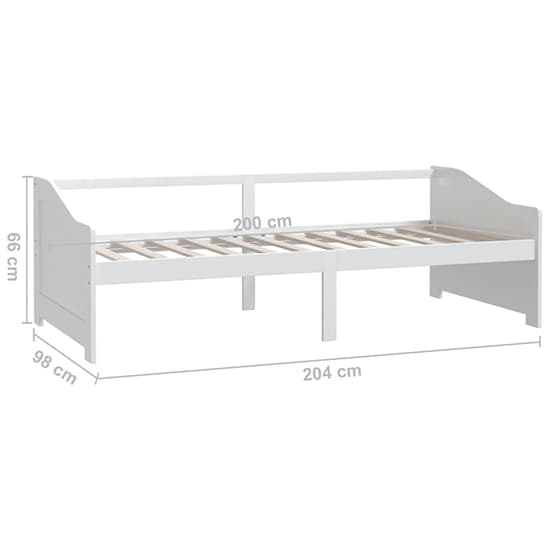 White Pine Wood Day Bed with Versatile Sofa Functionality - FURCO Evania