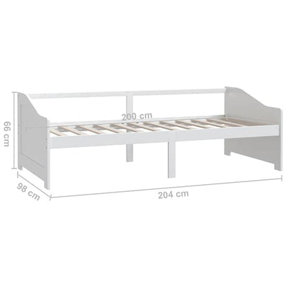 White Pine Wood Day Bed with Versatile Sofa Functionality - FURCO Evania