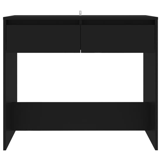 Finley Wooden Console Table With 2 Drawers In Black