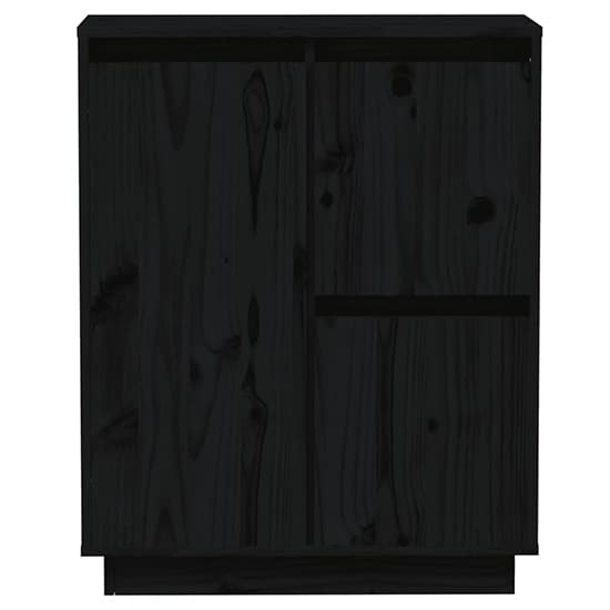 Galvin Pinewood Sideboard With 3 Doors In Black