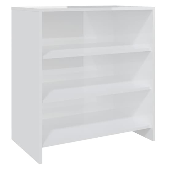 Gilon High Gloss Sideboard With 4 Doors 2 Shelves In White